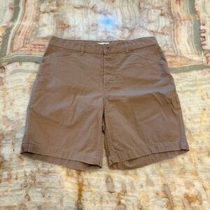 Taylor Stitch Men's Brown Ripstop Canvas Shorts Size 32 7" Inseam Utility